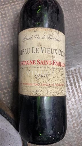 Bordeaux Montagne-Saint-Émilion Château Le Vieux Cèdre 1990