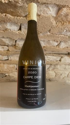 Burgundy Marsannay Université De Bourgogne Carpe Diem 2020