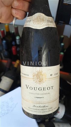 Burgundy Vougeot Cuvée Prestige 2000