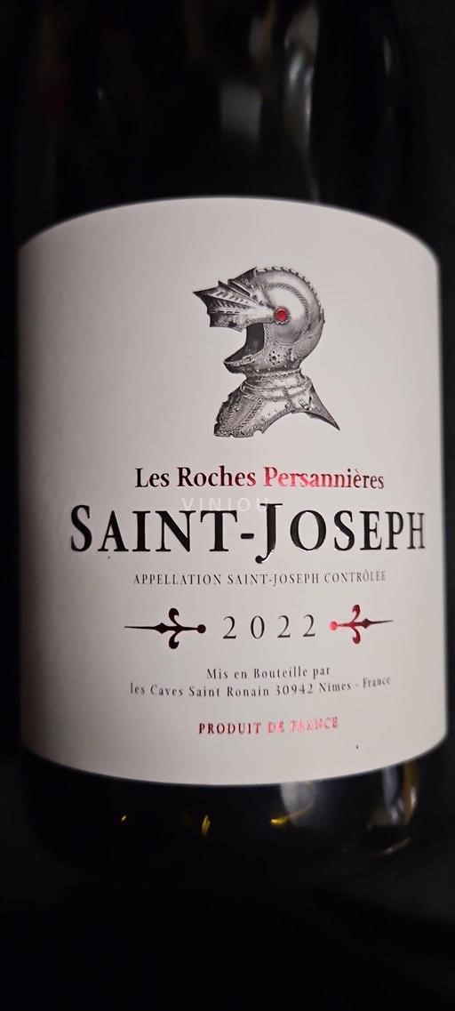 Vallée du Rhône Saint-Joseph Les Roches Persannières 2022