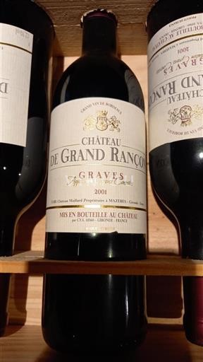 Bordeaux Graves Château Grand Rançon 2001