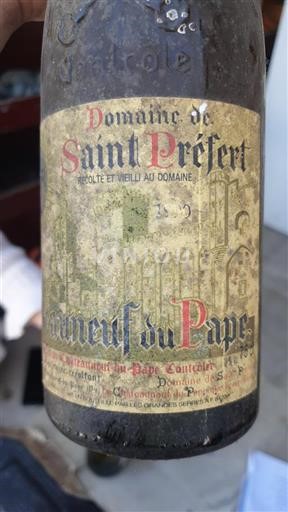 Rhône Valley Châteauneuf-du-Pape Domaine Saint Préfert 1989