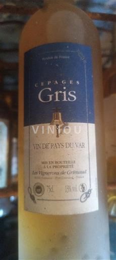 Provence Ospecificerad Les Vignerons De Grimaud Gris Icke årgångsbetecknad