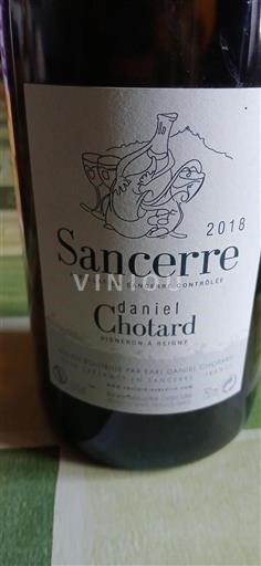 Loire Valley Sancerre Daniel Chotard 2018