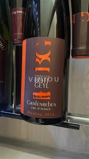 Alsasko Nespecifikováno Domaine Bott Geyl Grafenreben 2018
