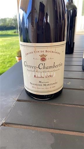 Borgogna Gevrey-Chambertin Grand Cru Maison François Martenot 1998
