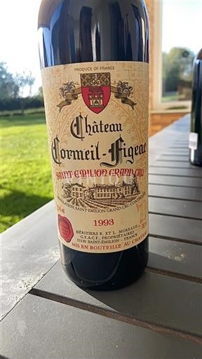 Bordeaux Saint-Émilion Grand Cru Grand Cru Château Cormeilfigeac 1993