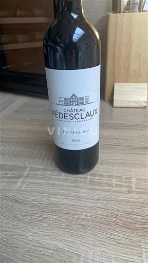Burdeos Pauillac Grand Cru Château Pedesclaux 2016