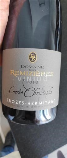 Vallée du Rhône Crozes-hermitage Domaine Des Remizieres Christophe 2018