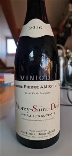 Burgundija Morey-Saint-Denis Premier Cru Domaine Pierre Amiot Et Fils 2016