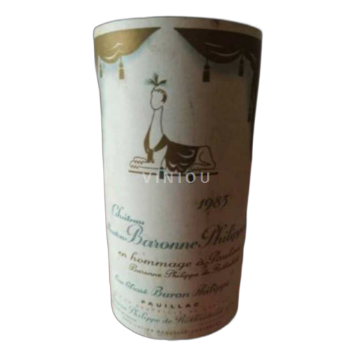 Bordeaux Pauillac Château Mouton Rothschild Ei vuosikertaa