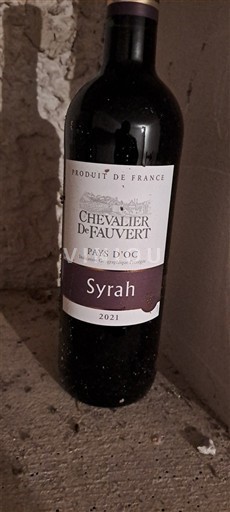 Linguadoca e Rossiglione Paese d'Oc Chevalier De Fauvert Syrah 2021