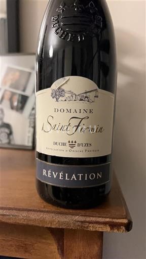 Valle del Ródano Ducado de Uzès Domaine Saint Firmin Révélation 2015