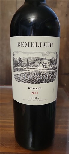 La Rioja Rioja Remelluri Reserva 2011