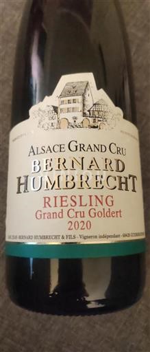 Alzacija Alsace Grand Cru Grand Cru Bernard Humbrecht Grand Cru Goldert 2020