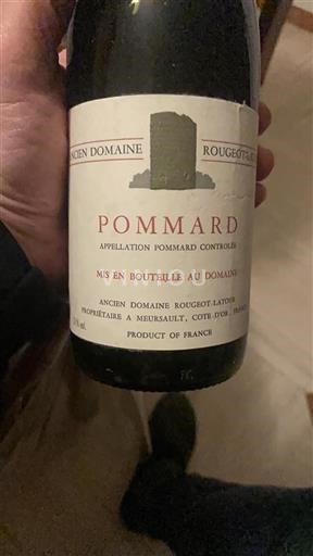 Bourgogne Pommard Domaine Ancien Rougeotlatour 1989