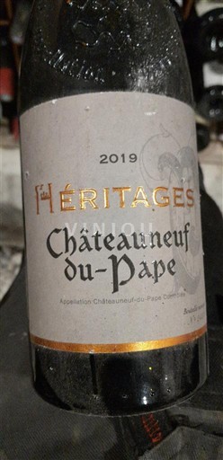 Thung lũng Rhône Châteauneuf-du-pape Héritage 2019