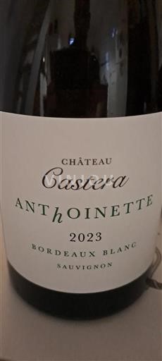 Bordeaux Bordeaux Weißwein Domaine Castera Anthoine 2023
