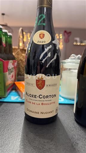 Burgundy Aloxe-Corton Domaine Nudant Clos de la boulotte 2020