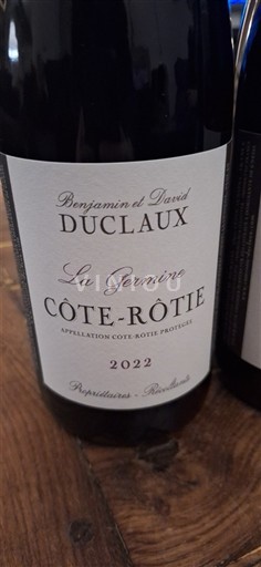 Rhônedalen Côte-rôtie Benjamin Et David Duclaux La germine 2022