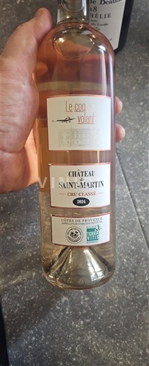 Provansa Côtes-de-Provence Château Saint Martin Le Coq Volant 2023