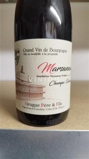 Bourgondië Marsannay Grand Cru Sirugue Père & Fils Champs-Perrier 2014