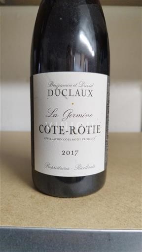 Valle del Ródano Côte-rôtie Duclaux La Germine 2017