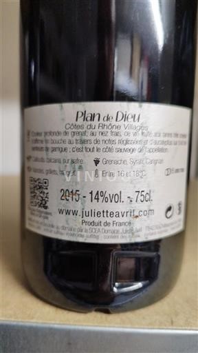 Rhônetal Côtes-du-Rhône-Dörfer Juliette Avril 2015