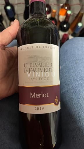Lengdok dhe Rusionjë Vend e Oksonisë Chevalier De Fauvert Merlot 2019