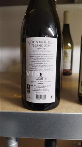 Valle del Ródano Côtes del Ródano Famille Sabon De Rocheville Sophie 2020