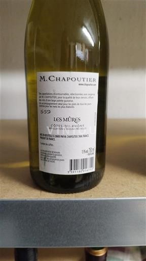 Valle del Ródano Côtes del Ródano M. Chapoutier Les Mûres 2023