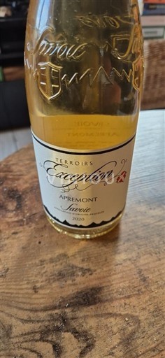 Savoie og Bugey Apremont Terroirs Exception 2020