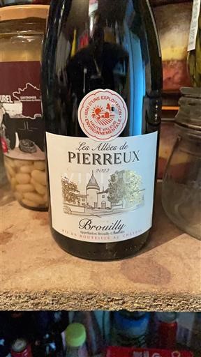 Beaujolais Brouilly Les Allées de Pierreux 2022