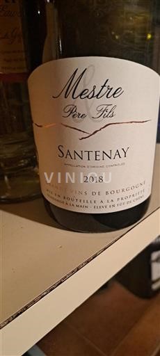 Burgundy Santenay Mestre Père & Fils 2018