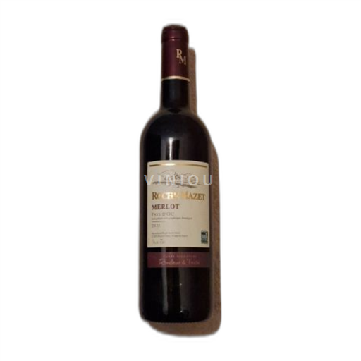 Languedoc ja Roussillon Pays d'Oc Roche Mazet Merlot 2023