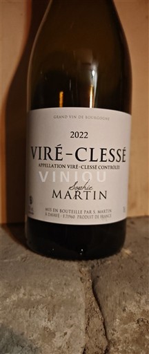 Bourgogne Viré-clessé Grand Cru Domaine Sophie Martin 2022