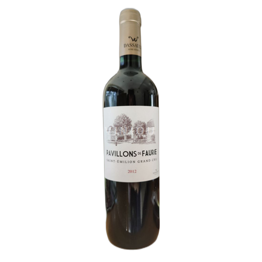 Vin Rouge sec Pavillons de Faurie Château Faurie de Souchard 2012 France Bordeaux Saint-Émilion Grand Cru AOC Grand Cru