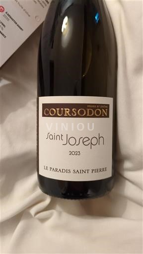 Vallée du Rhône Saint-Joseph Coursodon Le Paradis Saint Pierre 2023