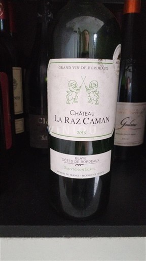 Bordéus Blaye-Côtes-de-Bordéus Château La Raz Caman 2018