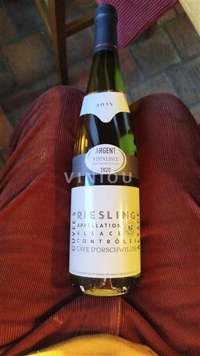 Alsacia No especificado Cave Orschwiller Riesling 2019