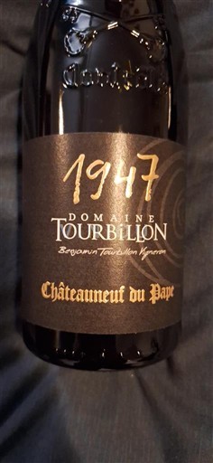 Rhônen laakso Châteauneuf-du-Pape Domaine Tourbillon 1947 2020