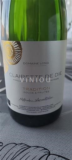 Rona dolina Clairette de Die Domaine Long Tradition Neleten.