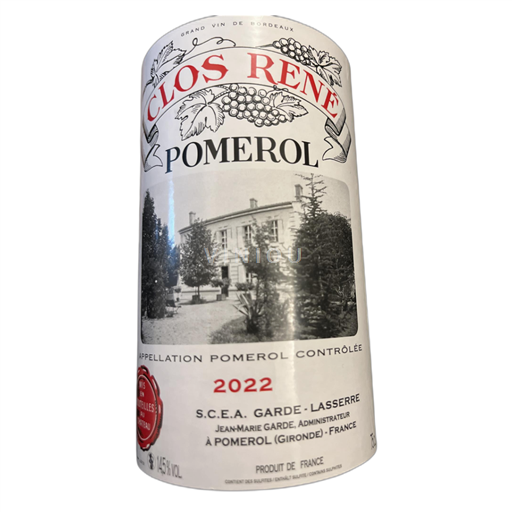 Bordeaux Pomerol Clos René 2022