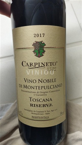 Toscana Vino Nobile di Montepulciano Carpineto Riserva 2017