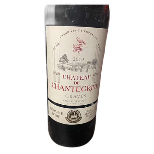 Bordeaux Graves Château Chantegrive 2010