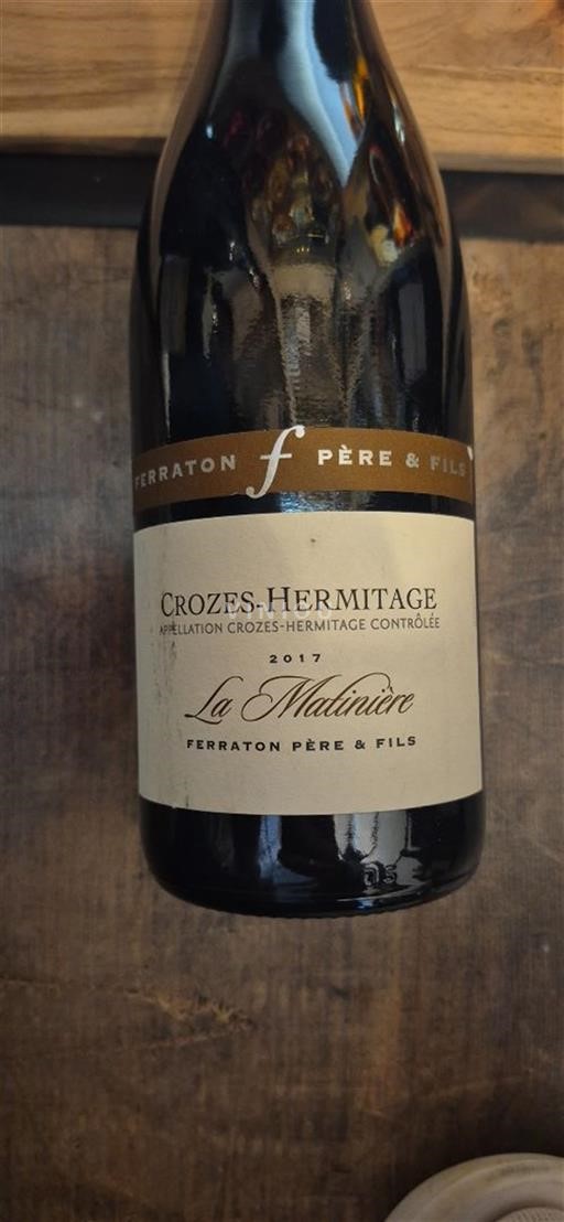 Rhônedalen Crozes-Hermitage Ferraton Père & Fils La Matinière 2017