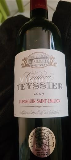 Bordoja Puisseguin-saint-émilion Château Teyssier 2009