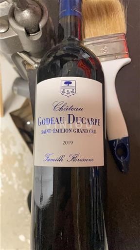 Bordeaux Saint-Émilion Grand Cru Grand Cru Château Godeau Ducarpe 2019