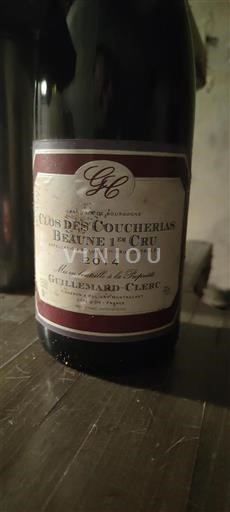 Burgundsko Nespecifikováno Premier Cru Guillemardclerc Clos des Coucheries 2014