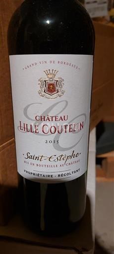 Bordoja Saint-Estèphe Château Lille Coutelin 2015
